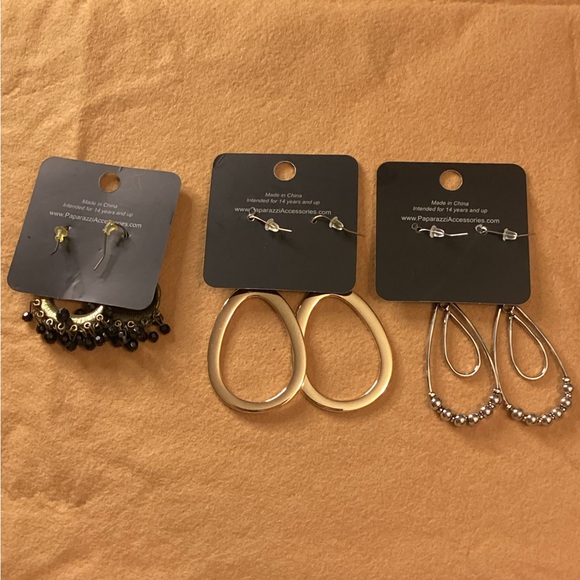 NWT paparazzi Earring bundle (3pairs) - Picture 2 of 5